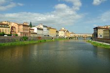 Arno River, Florence, Italy Royalty Free Stock Photos Arno River, Florence, Italy Royalty Free Stock Photos