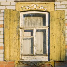 Traditional Russian Window Royalty Free Stock Images