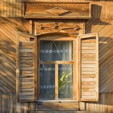 Traditional Russian Window Royalty Free Stock Photos Traditional Russian Window Royalty Free Stock Photos