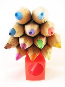 Coloured Pencils And Pencil Sh Stock Photos Coloured Pencils And Pencil Sh Stock Photos