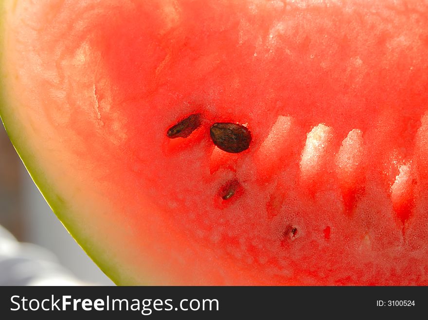 Appetizing slices of watermelon, close up. Appetizing slices of watermelon, close up