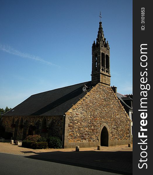 A historical church in Brittany