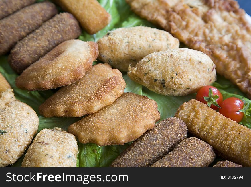 Fried appetizer on a plate