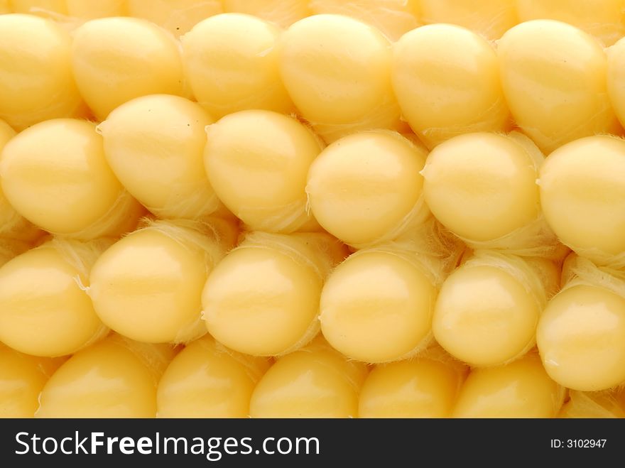 Close up of corn cob