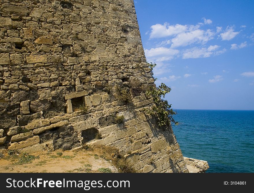 The old turkish city of Sinop near the Black sea