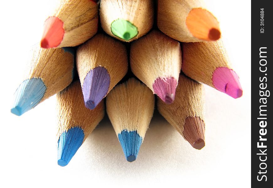 Coloured pencils