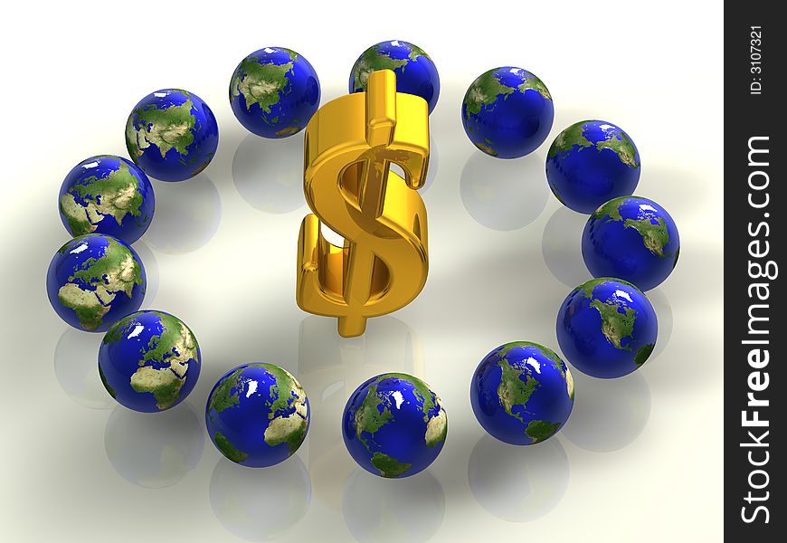 Symbol, dollar, invest, profit, money, economy. Symbol, dollar, invest, profit, money, economy