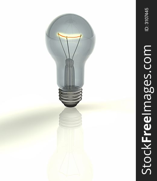 Light bulb 3d