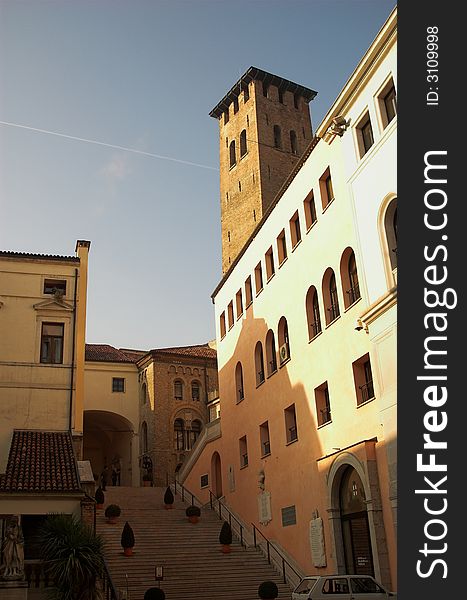 A view of Italian city landscape in Padova. A view of Italian city landscape in Padova