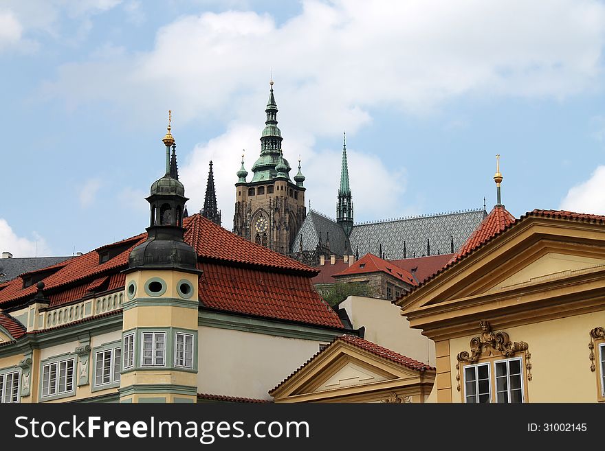 View on the Prague castle, Chech republic