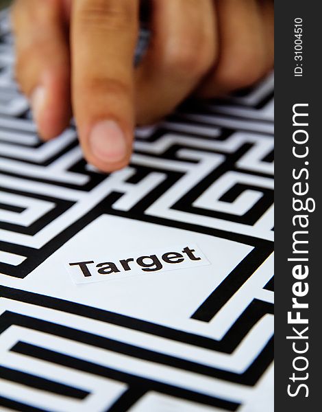 Abstract image of target concept