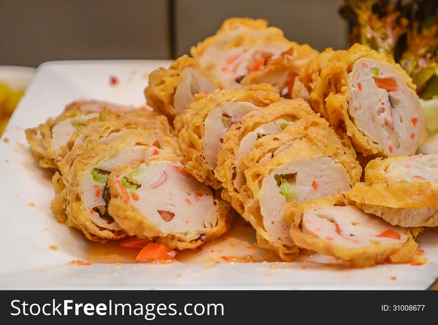 Chicken Ham Rolls