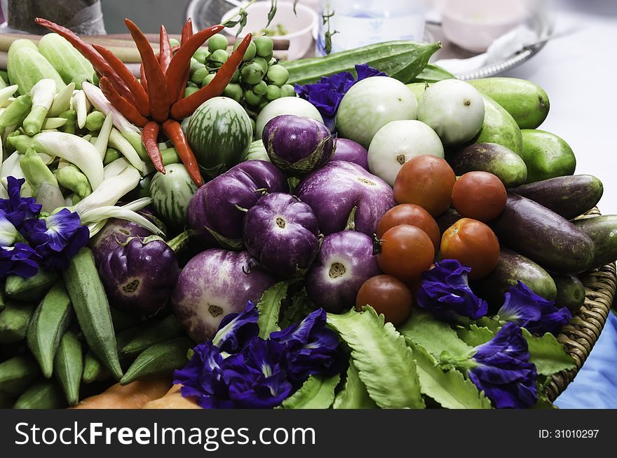 Beautiful vegetables at a farmer's productivity suite