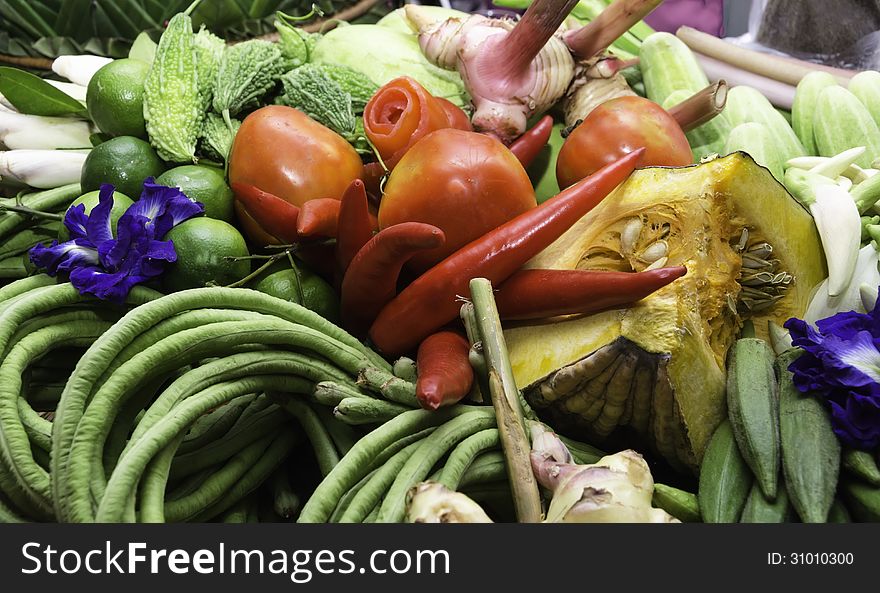 Beautiful vegetables at a farmer's productivity suite