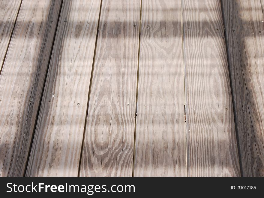 Wood Planks And Shadows