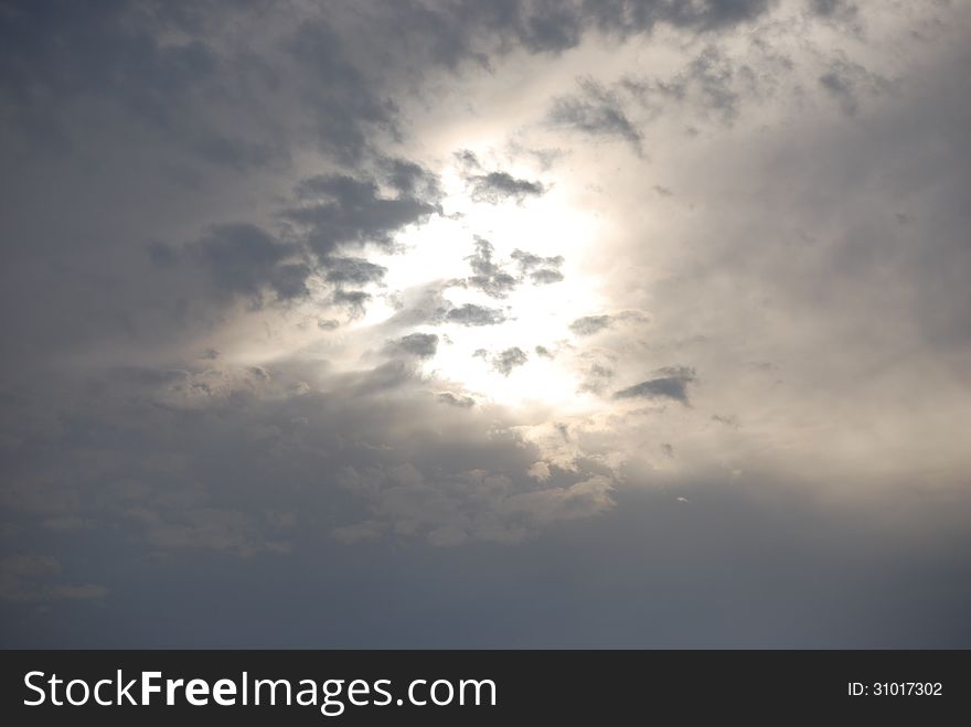 Beautiful cloud formation in the sky. Beautiful cloud formation in the sky