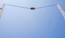 Free Sling Shot Exciting Amusement Ride Stock Images - 31031224