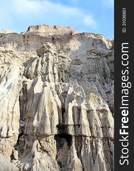 Rock Pinnacles At The Fairy Stream, Mui Ne, Vietnam