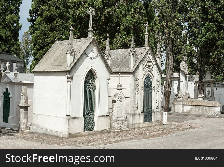 Cemetery In Lisbon, Portugal