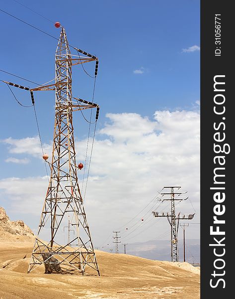 High Voltage Electric Transmission Line