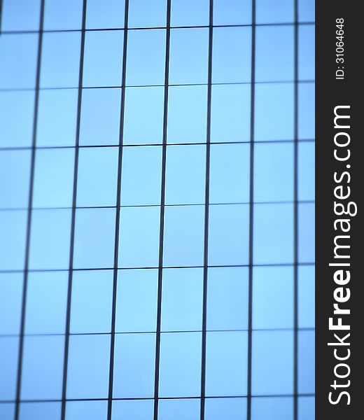 Abstract pattern of glass building in blur effect. Abstract pattern of glass building in blur effect