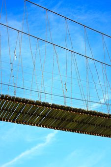 Rope Bridge Royalty Free Stock Photo
