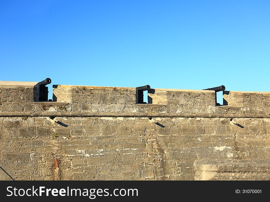 Castillio San Marcos Fortress Walls 3