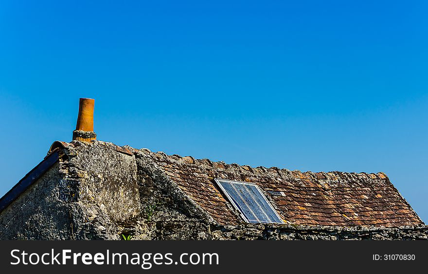 Roof of the old house