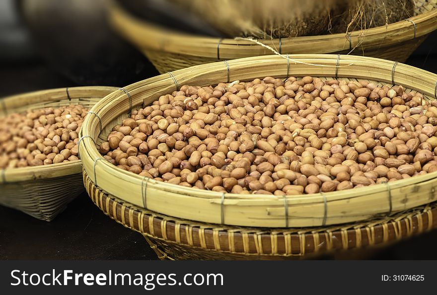 Peanut in the exhibition of agricultural farmers annual