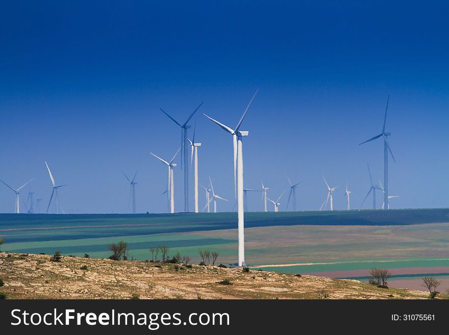 Wind turbines in Eastern Europe