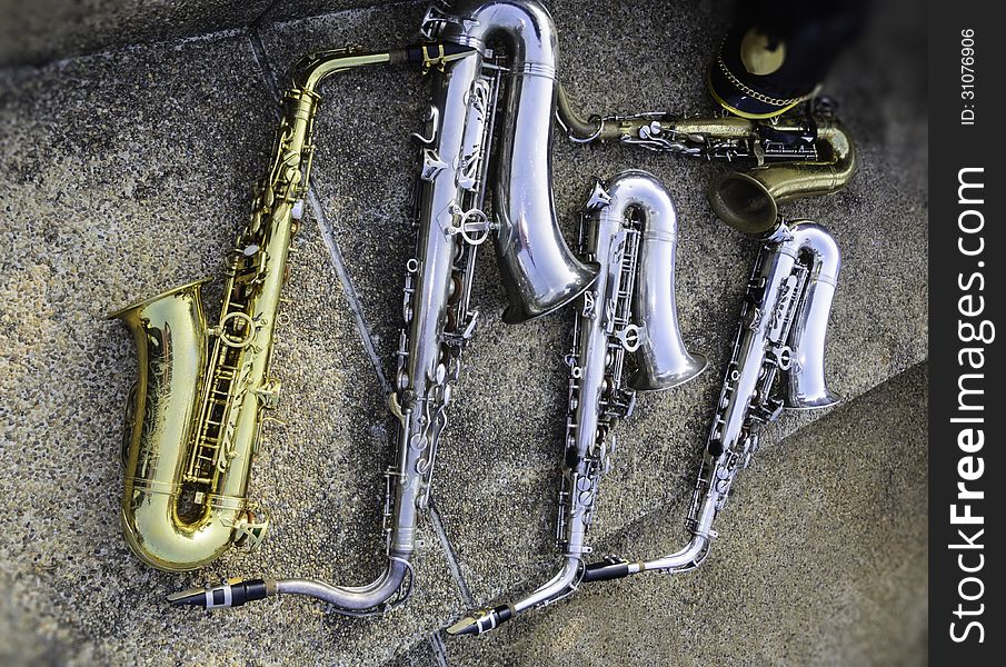 Saxophone, a music device. Used for important ceremonies
