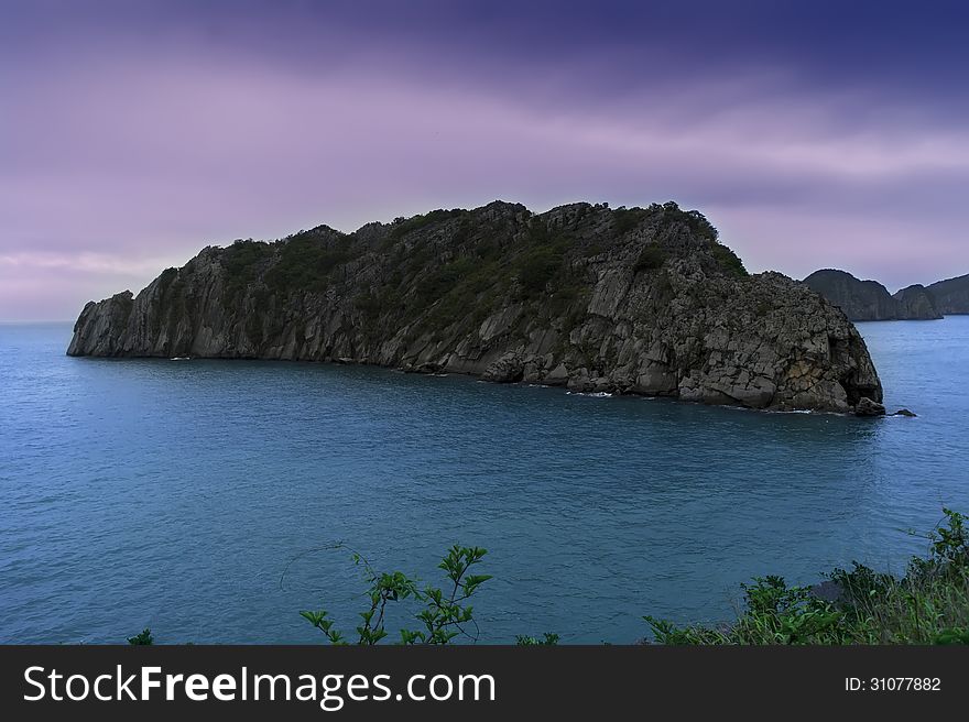 Island in Ha Long Bay.