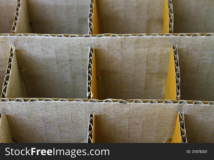 Cardboard box for insert bottles