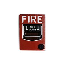 Fire Alarm On White Background Royalty Free Stock Image