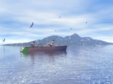Secluded Island Royalty Free Stock Photos Secluded Island Royalty Free Stock Photos