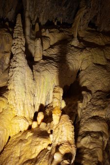 Unusual Stalagmits In Grotto Royalty Free Stock Image Unusual Stalagmits In Grotto Royalty Free Stock Image