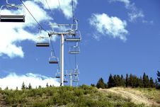 Chairlift Stock Photo