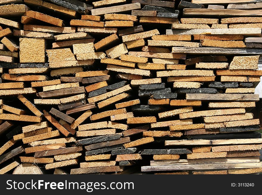 An abstract background, a stack of woods. An abstract background, a stack of woods