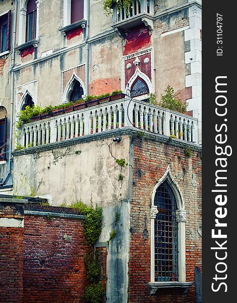 Traditional house in Venice, Italy. Traditional house in Venice, Italy