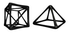 Dark Abstract 3D Shapes Stock Image Dark Abstract 3D Shapes Stock Image