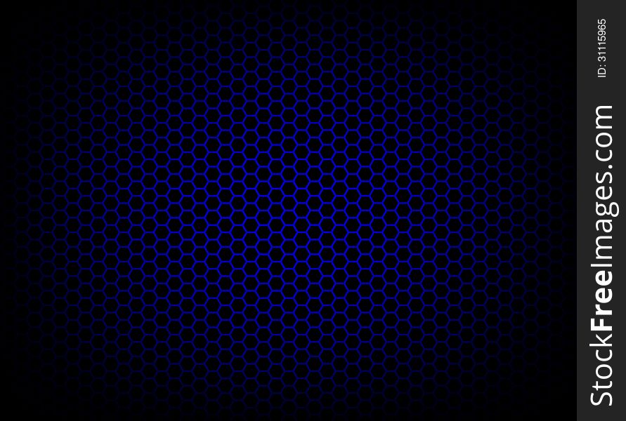 Illustration of Blue Abstract Background