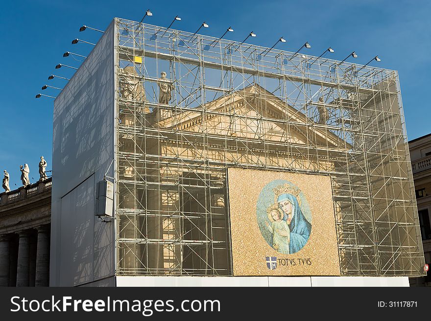 On St. Peter's Square, Rome. On St. Peter's Square, Rome