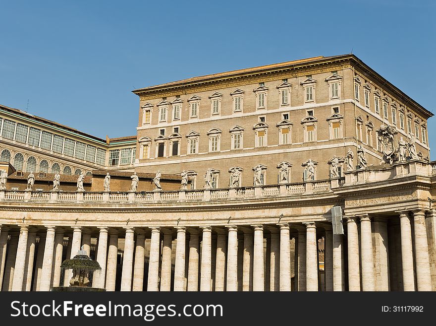 On St. Peter's Square, Rome. On St. Peter's Square, Rome