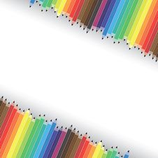 Colorful Pencils In Diagonal Rows On Background Royalty Free Stock Images Colorful Pencils In Diagonal Rows On Background Royalty Free Stock Images
