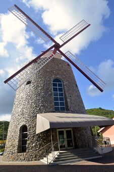 Old Sugar Mill Replica Powered By Wind Mill Stock Image Old Sugar Mill Replica Powered By Wind Mill Stock Image