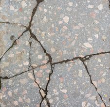 Deep Cracks Scratches In Concrete Royalty Free Stock Photography Deep Cracks Scratches In Concrete Royalty Free Stock Photography