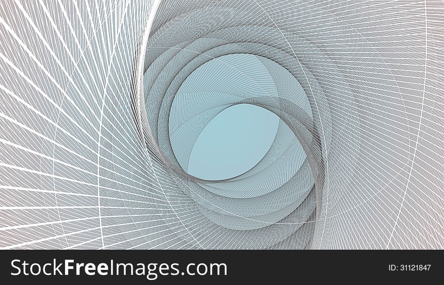 Abstract spiral background, high resolution 3d render. Abstract spiral background, high resolution 3d render