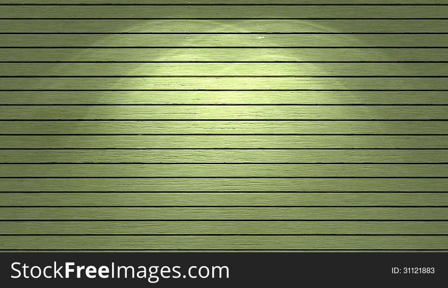 Rough green boards with lighting background texture. Rough green boards with lighting background texture