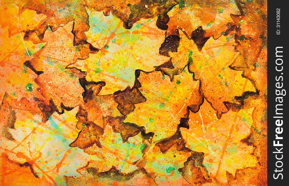 Maple Leaf Painting