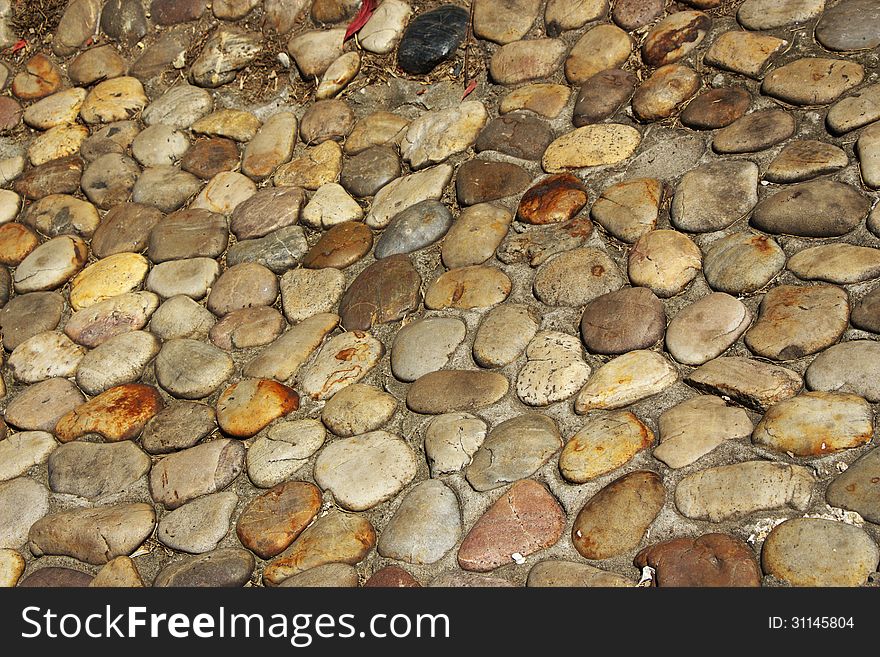 A background made of many pebbles. A background made of many pebbles